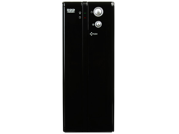 Gabinete Pixxo CI-9E8C Slim con fuente de 450W, Mini ITX. Color Negro