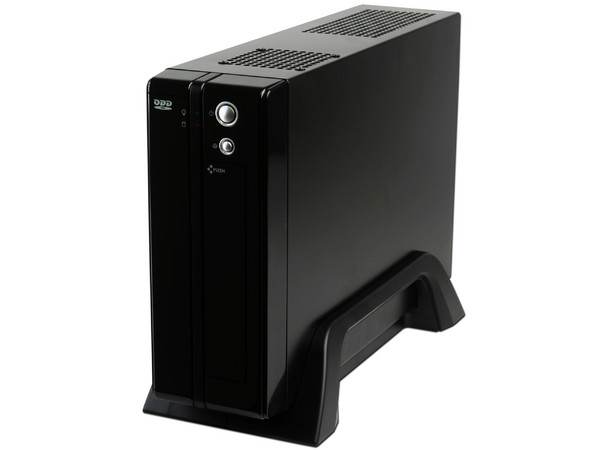 Gabinete Pixxo CI-9E8C Slim con fuente de 450W, Mini ITX. Color Negro