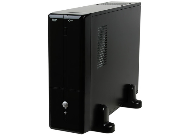 Gabinete Pixxo CM-9G8A Slim con fuente de 450W, Micro ATX. Color Negro