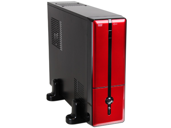  Gabinete Pixxo Slim CM-9G8AROEX con fuente de 450W, Micro ATX. Color Rojo