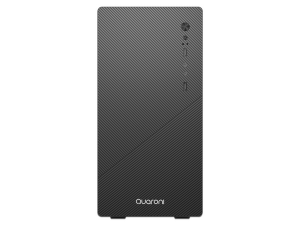 Gabinete Quaroni QCHT-05, Mid Tower, Mini ITX, Incluye Fuente de 500W. Color Negro.