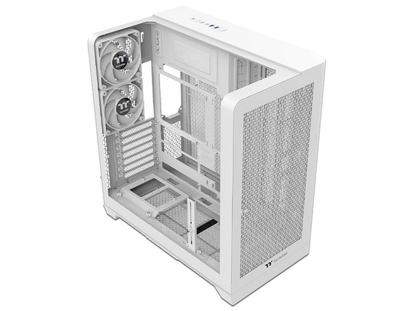 Gabinete Thermaltake View 390 Air, Mid Tower, ATX, Panel de Cristal Templado, (No Incluye Fuente de Poder), Color Blanco.