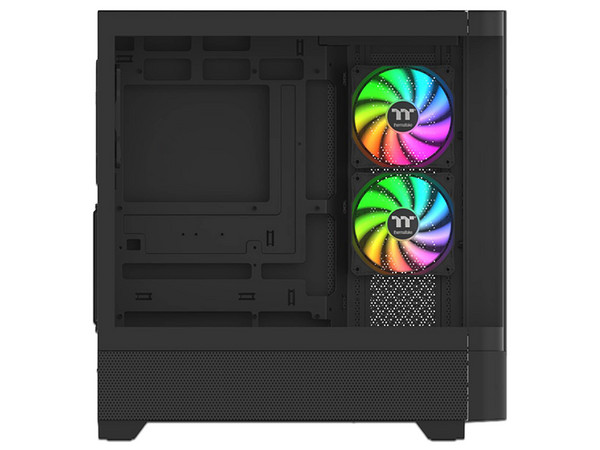Gabinete Thermaltake View 290 TG ARGB, Mid Tower, ATX, 3 Ventiladores de 120mm, Panel de Cristal Templado, No Incluye Fuente de Poder. Color Negro.
