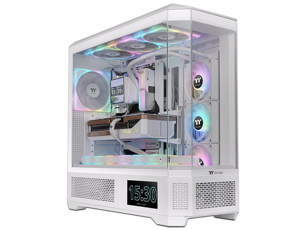 Gabinete Thermaltake View 600 TG, Full Tower, E-ATX, (sin fuente de poder), Cristal templado, Color Blanco.