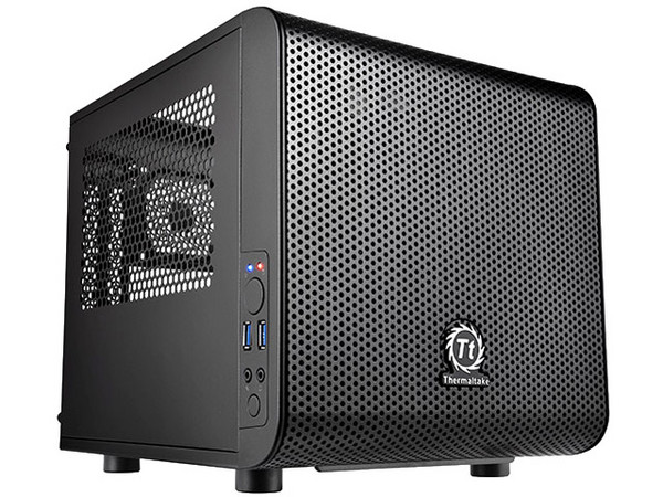 Gabinete Thermaltake Core V1, Mini-ITX, (no incluye fuente de poder).