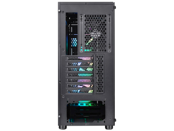 Gabinete Gamer Thermaltake V250 TG ARGB, Mid Tower, ATX, (No incluye fuente de poder). Color Negro.