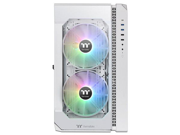 Gabinete Gamer Thermaltake View 51 ARGB CA-1Q6-00M6WN-00, ATX, (no incluye fuente de poder). Color Blanco.