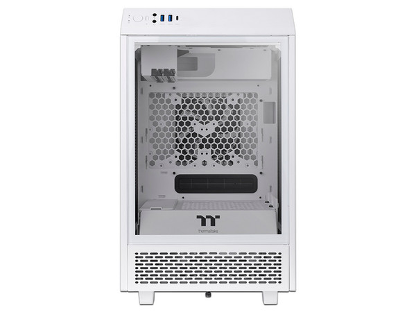 Gabinete Thermaltake The Tower 100 Snow, Mini-ITX, (no incluye Fuente de poder). Color Blanco.