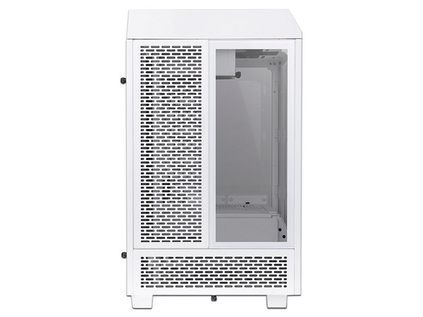 Gabinete Thermaltake The Tower 100 Snow, Mini-ITX, (no incluye Fuente de poder). Color Blanco.