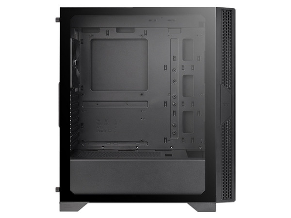 Gabinete Gamer Thermaltake Versa T25 Tempered Glass, ATX (No incluye fuente de poder). Color Negro.