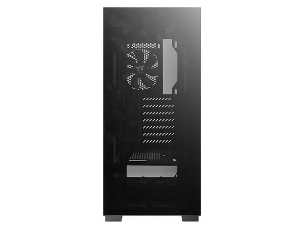 Gabinete Gamer Thermaltake Versa T25 Tempered Glass, ATX (No incluye fuente de poder). Color Negro.