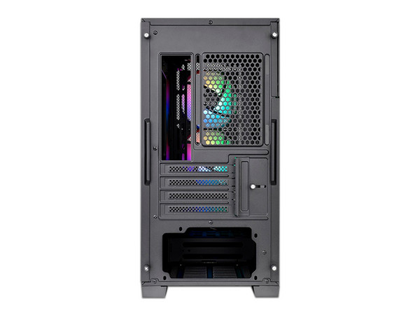 Gabinete Thermaltake Divider 170 TG ARGB, Micro-ATX, Micro-Tower, (No incluye Fuente De Poder), Color Negro.