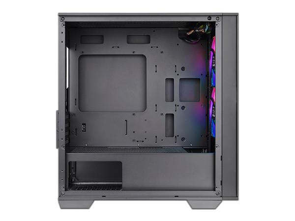 Gabinete Thermaltake Divider 170 TG ARGB, Micro-ATX, Micro-Tower, (No incluye Fuente De Poder), Color Negro.
