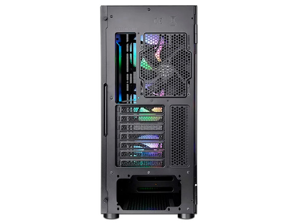 Gabinete Thermaltake H570, Mid-Tower, E-ATX, (sin fuente de poder). Color Negro.