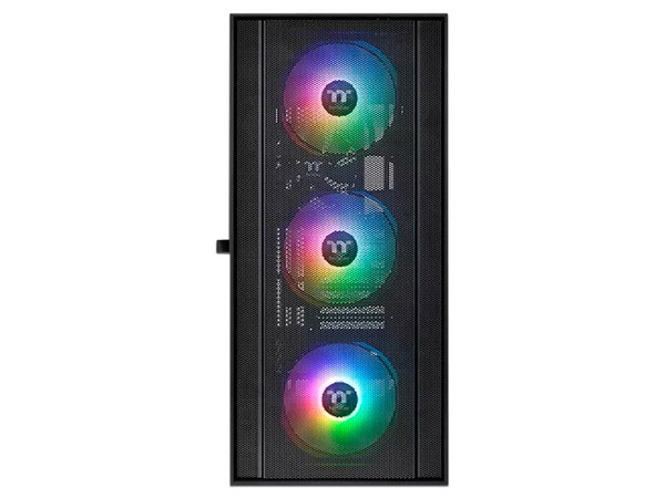 Gabinete Thermaltake H570, Mid-Tower, E-ATX, (sin fuente de poder). Color Negro.