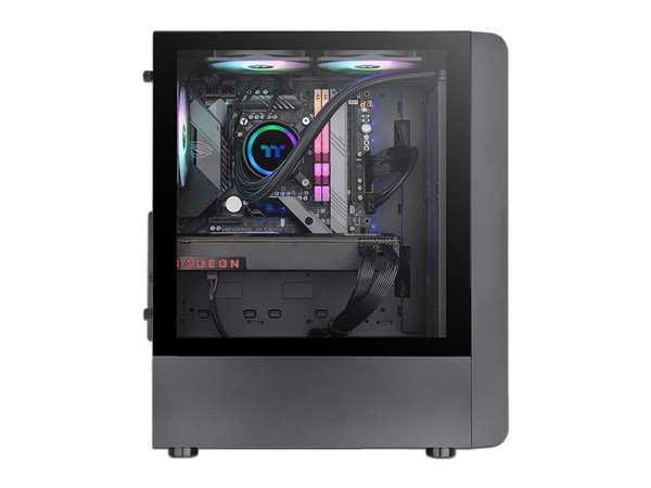 Gabinete Gamer Thermaltake S200 TG ARGB, Mid-Tower, ATX, (No incluye fuente de poder). Color Negro.