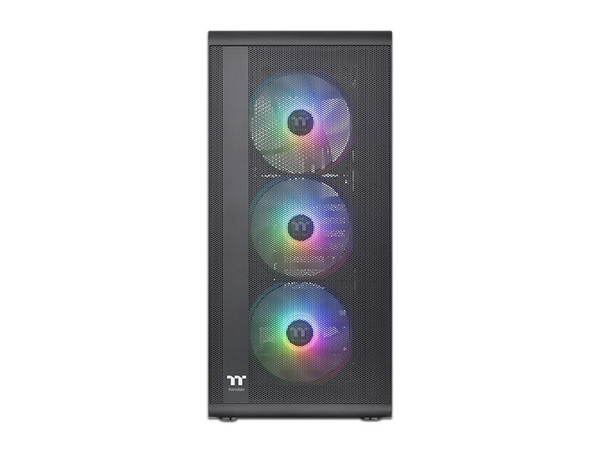 Gabinete Gamer Thermaltake S200 TG ARGB, Mid-Tower, ATX, (No incluye fuente de poder). Color Negro.