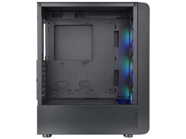 Gabinete Thermaltake S200 TG ARGB, Mid-Tower, Micro-ATX, (No incluye Fuente de Poder), Color Negro.
