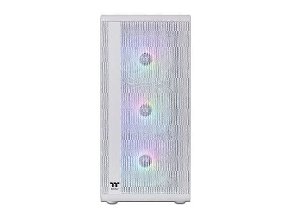 Gabinete Gamer Termaltake S200 TG ARGB Snow, Mid Tower ATX (No incluye fuente de poder). Color Blanco.