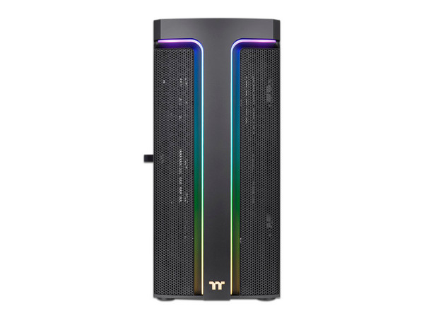 Gabinete Thermaltake H590 TG ARGB, Mid Tower ATX (No incluye fuente de poder). Color Negro.
