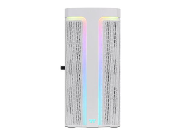 Gabinete Thermaltake H590 TG Snow ARGB, Mid-Tower, ATX, (No Incluye Fuente de Poder), Color Blanco.