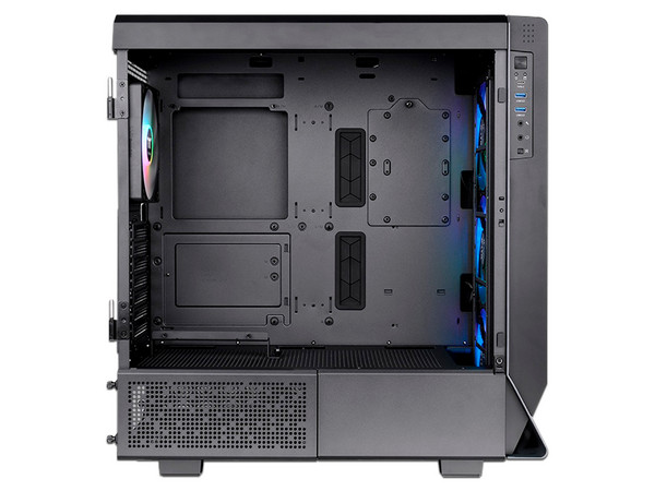 Gabinete Gamer Termaltake Ceres 500 TG ARGB, Mid-Tower, ATX (No incluye fuente de poder). Color Negro.