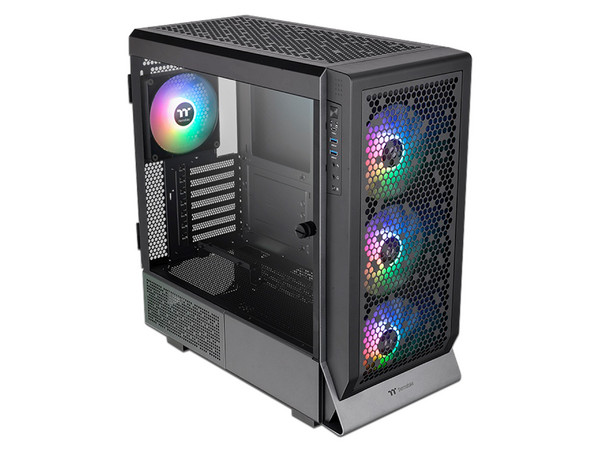 Gabinete Gamer Termaltake Ceres 500 TG ARGB, Mid-Tower, ATX (No incluye fuente de poder). Color Negro.