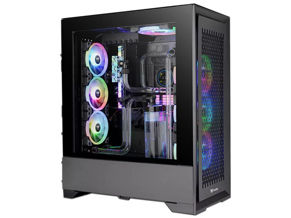 Gabinete Gamer Thermaltake CTE T500 Air, Full-Tower, E-ATX (Sin fuente de poder). Color Negro.