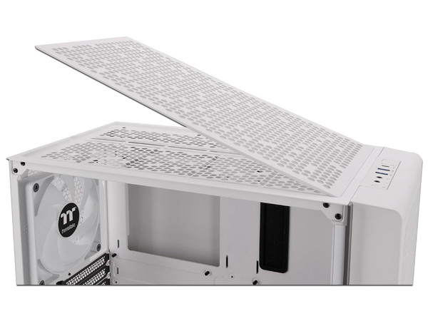 Gabinete Gamer Termaltake Ceres 300 TG ARGB Snow, Mid-Tower, ATX, (No incluye fuente de poder). Color Blanco.