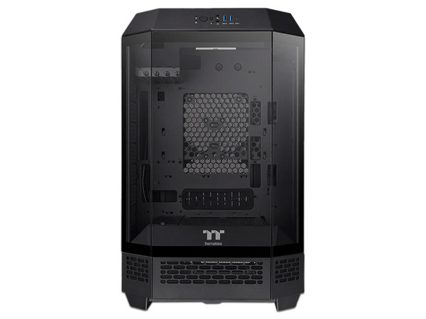 Gabinete Thermaltake The Tower 300 Micro Tower, Micro ATX y Mini-ITX (No Incluye Fuente de Poder). Color Negro.