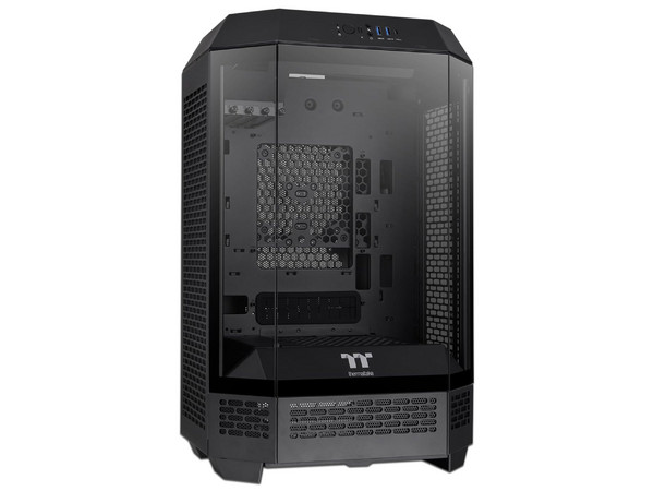 Gabinete Thermaltake The Tower 300 Micro Tower, Micro ATX y Mini-ITX (No Incluye Fuente de Poder). Color Negro.