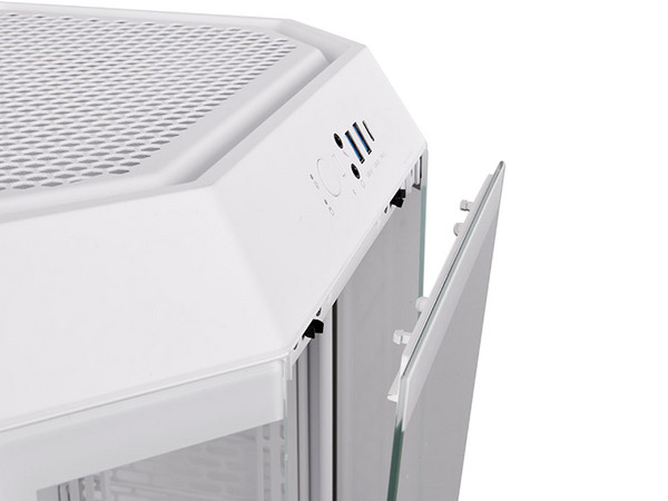 Gabinete Thermaltake The Tower 300 Snow, Micro-ATX, Micro Tower, (No Incluye fuente de Poder), Color Blanco.
