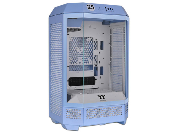 Gabinete Thermaltake The Tower 300, Micro-Tower, Micro-ATX, (No Incluye Fuente de Poder), Color Azul.