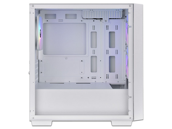 Gabinete Thermaltake Versa H16 TG ARGB, Micro Torre, Ventana Lateral, 3 Ventiladores, Color Blanco.