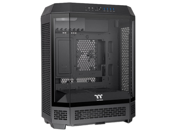 Gabinete Thermaltake The Tower 600, Mid Tower, ATX, Compatible con Kit de Pantalla LCD, No Incluye Fuente de Poder. Color Negro.