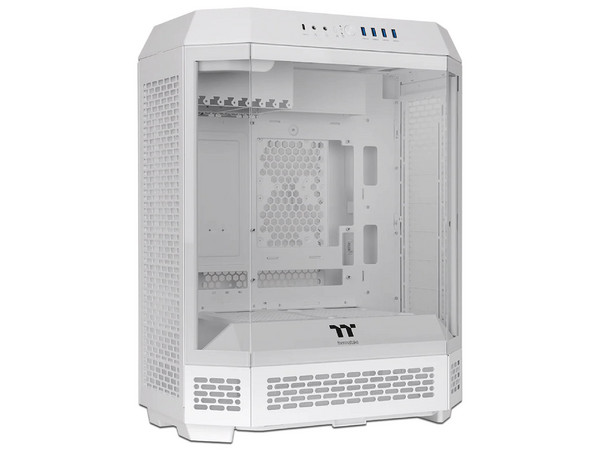 Gabinete Thermaltake The Tower 600, Mid Tower, ATX, Compatible con Pantalla LCD, Panel de Cristal Templado, (No Incluye Fuente de Poder), Color Blanco.