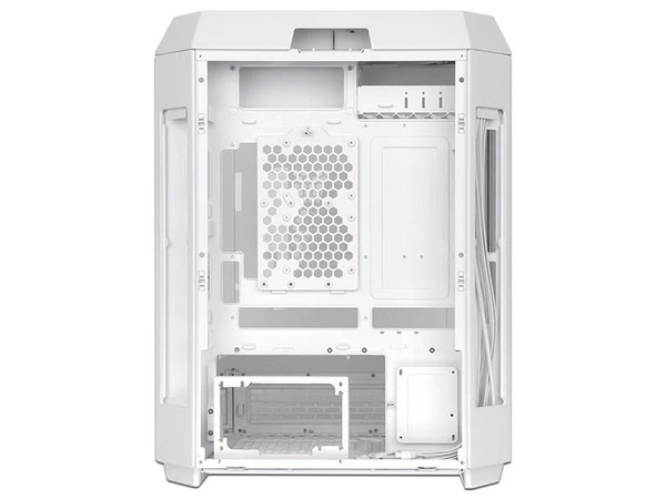 Gabinete Thermaltake The Tower 600, Mid Tower, ATX, Compatible con Pantalla LCD, Panel de Cristal Templado, (No Incluye Fuente de Poder), Color Blanco.