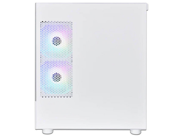 Gabinete Thermaltake View 170 TG ARGB Snow, Micro Tower, incluye 3 ventiladores ARGB, panel de vidrio templado, (No incluye fuente de poder), Color Blanco.