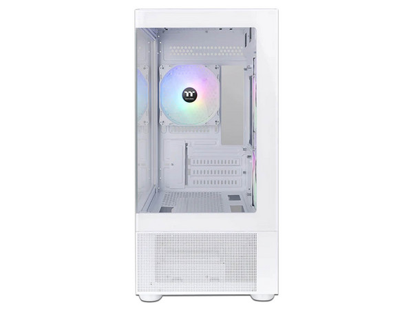 Gabinete Thermaltake View 170 TG ARGB Snow, Micro Tower, incluye 3 ventiladores ARGB, panel de vidrio templado, (No incluye fuente de poder), Color Blanco.