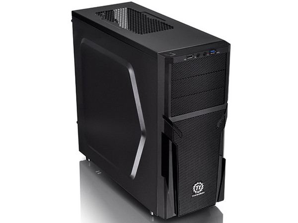 Gabinete Mid-tower Thermaltake Versa H21, ATX, incluye fuente de poder de 500W.