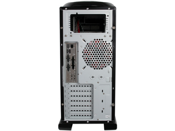 Gabinete Thermaltake Armor+MX con ventilador lateral de 230mm Led Azul. (no incluye fuente de poder) Color Negro