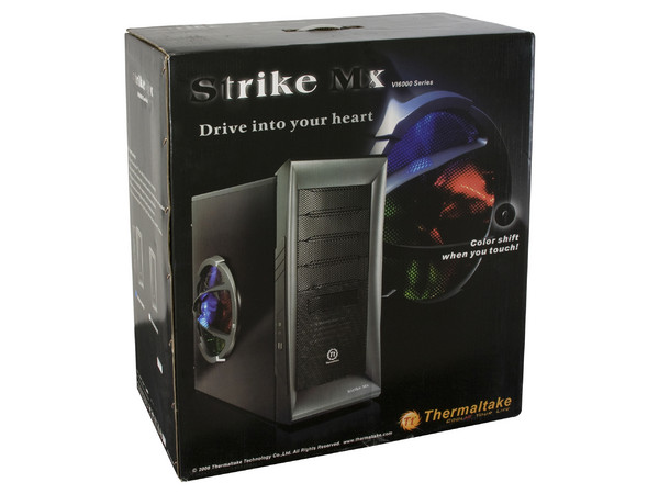 Gabinete Thermaltake Strike MX - VI6001BNS, Ventilador Touchcolor de 23cm, Alta Calidad, ATX (sin fuente de poder) 