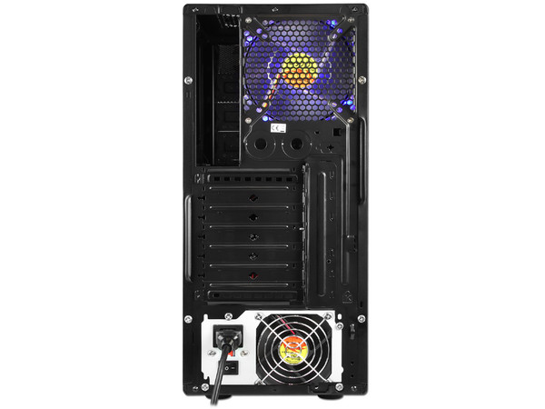 Gabinete Thermaltake V3 Black Edition con fuente de 450W, ATX, Color Negro