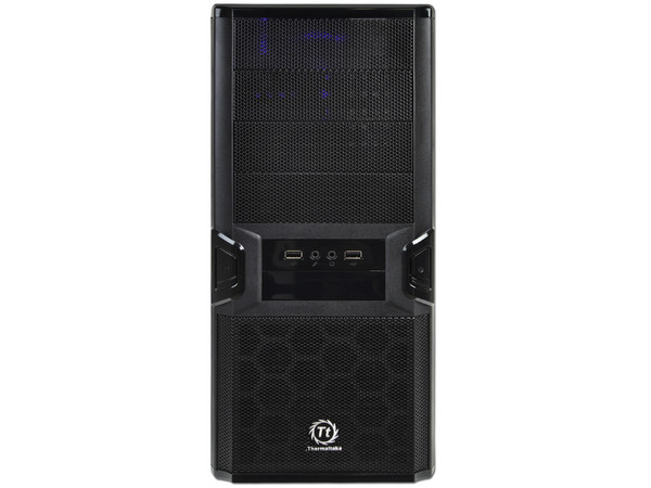 Gabinete Thermaltake V3 Black Editión con fuente de 600W, ATX, Color Negro