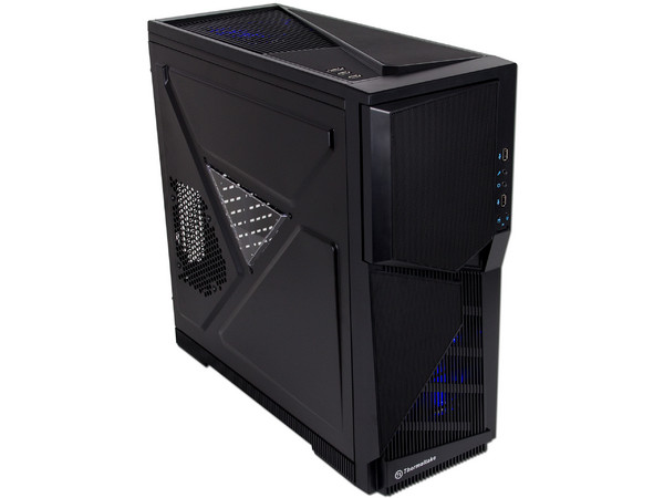 Gabinete Thermaltake Armor A90 con ventilador frontal y superior de Leds Azules. (no incluye fuente de poder) Color Negro