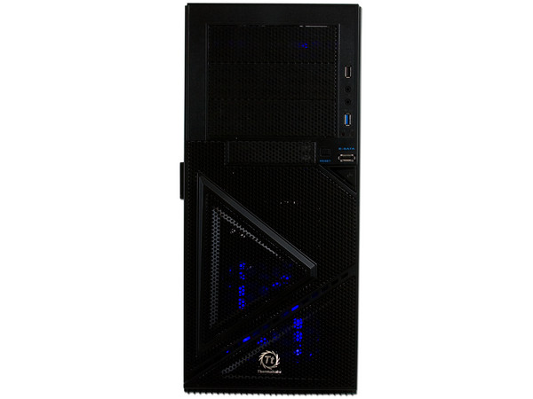 Gabinete Thermaltake Armor A60 con Leds Azules y ventilación. (no incluye fuente de poder) Color Negro