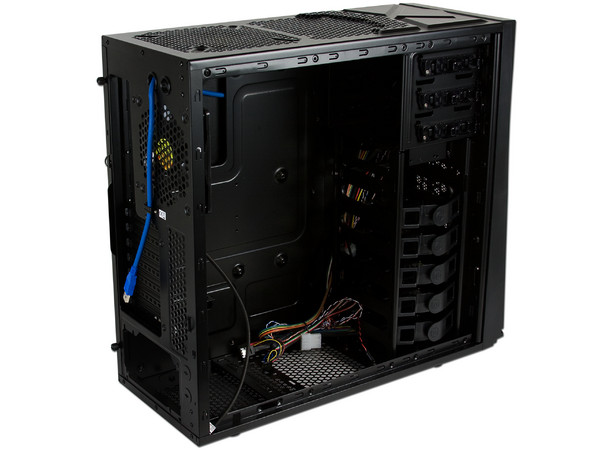 Gabinete Thermaltake Armor A60 con Leds Azules y ventilación. (no incluye fuente de poder) Color Negro