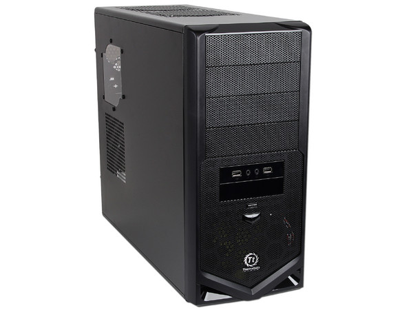 Gabinete Thermaltake V4 Black Editión, ATX, Color Negro