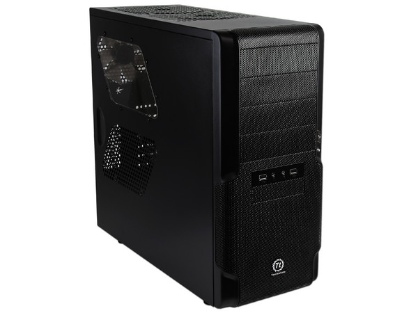 Gabinete Thermaltake Doker Lite con fuente de 450W, ATX, Color Negro