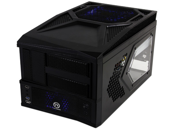 Gabinete Thermaltake Armor A30 con ventilador superior de 230mm Led Azul. (no incluye fuente de poder) Color Negro